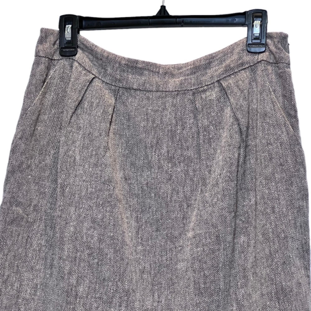Tabitha Anthropologie Lined Linen Skirt W/ Pockets - - Picture 3 of 11